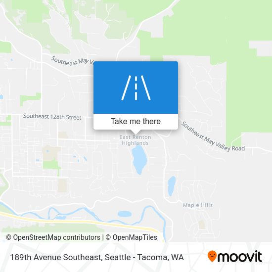 Mapa de 189th Avenue Southeast