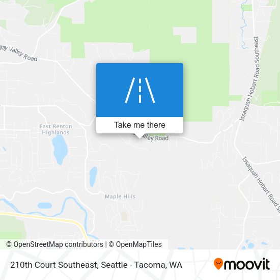 Mapa de 210th Court Southeast