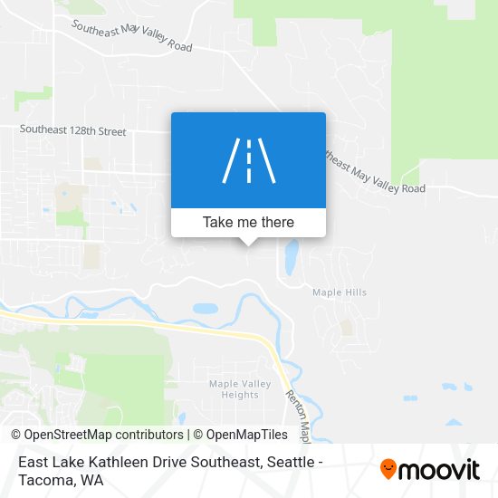 East Lake Kathleen Drive Southeast map