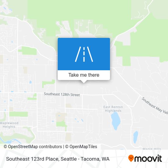 Mapa de Southeast 123rd Place
