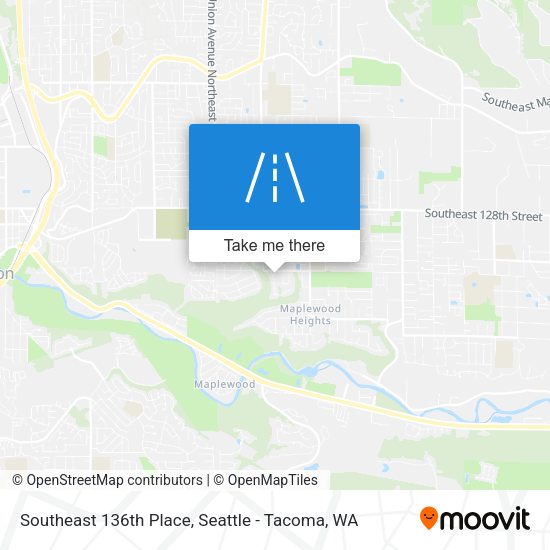 Mapa de Southeast 136th Place