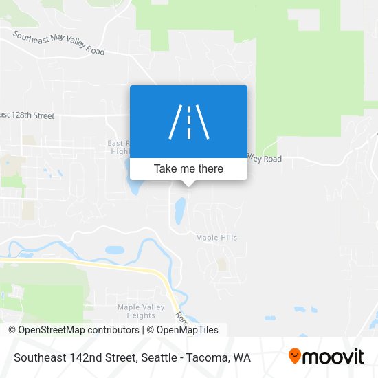 Southeast 142nd Street map