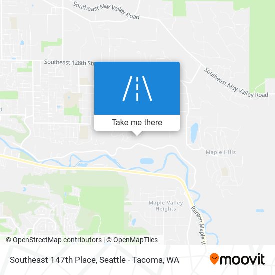 Mapa de Southeast 147th Place