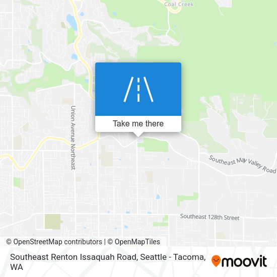 Southeast Renton Issaquah Road map