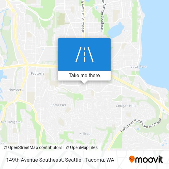 Mapa de 149th Avenue Southeast