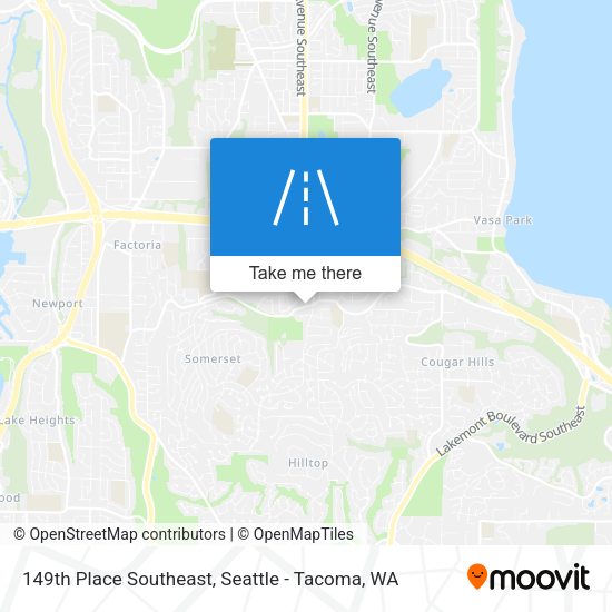 Mapa de 149th Place Southeast