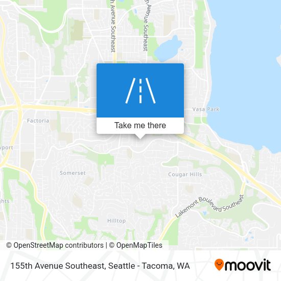 Mapa de 155th Avenue Southeast