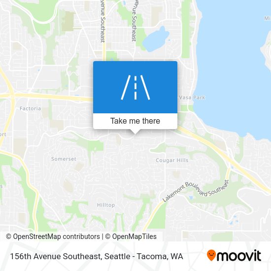 Mapa de 156th Avenue Southeast