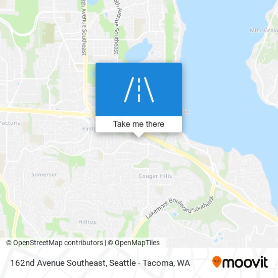 162nd Avenue Southeast map