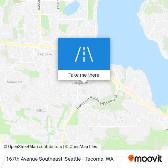 167th Avenue Southeast map
