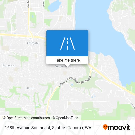 168th Avenue Southeast map