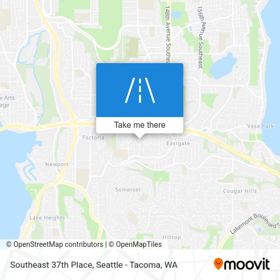 Mapa de Southeast 37th Place