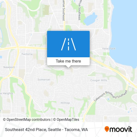 Mapa de Southeast 42nd Place