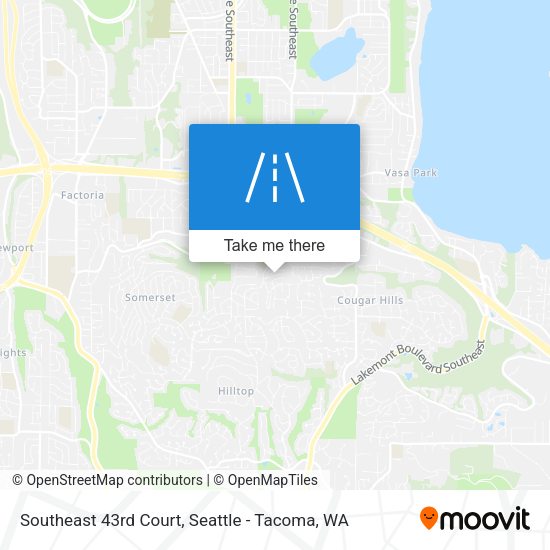 Mapa de Southeast 43rd Court