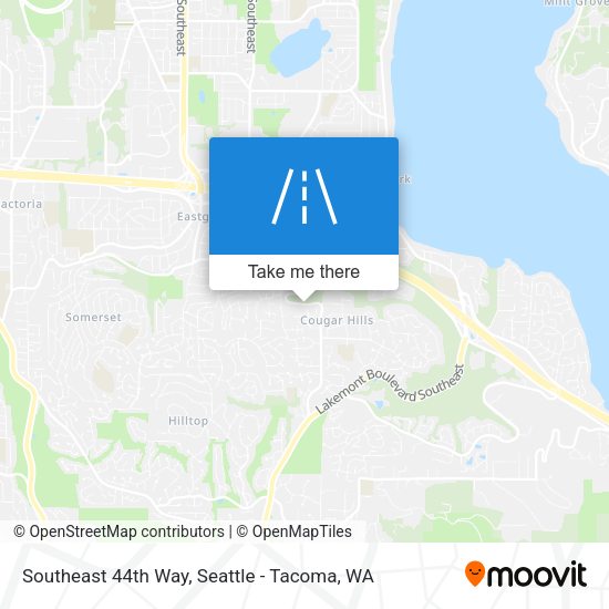 Southeast 44th Way map