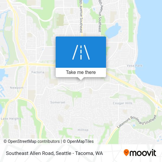 Mapa de Southeast Allen Road