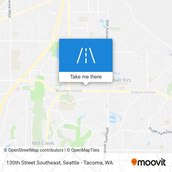 130th Street Southeast map