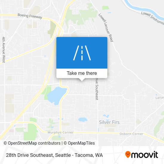 28th Drive Southeast map