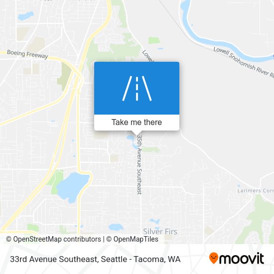Mapa de 33rd Avenue Southeast