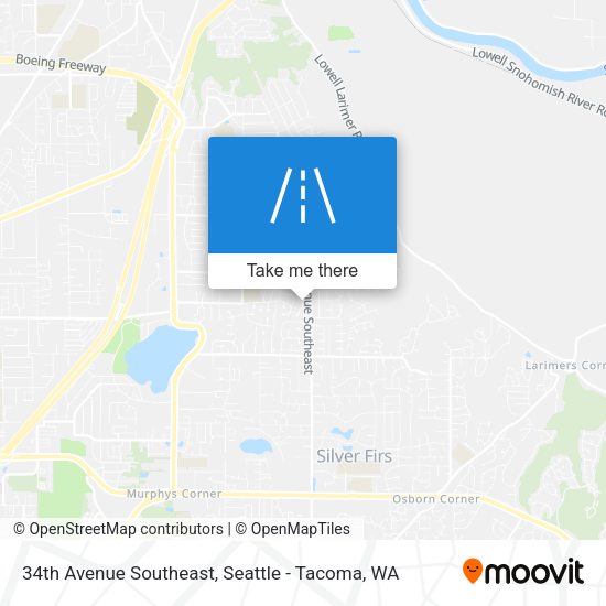 Mapa de 34th Avenue Southeast