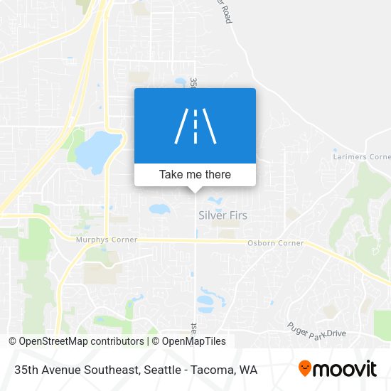 Mapa de 35th Avenue Southeast