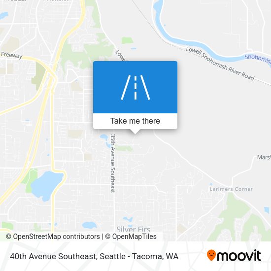 Mapa de 40th Avenue Southeast