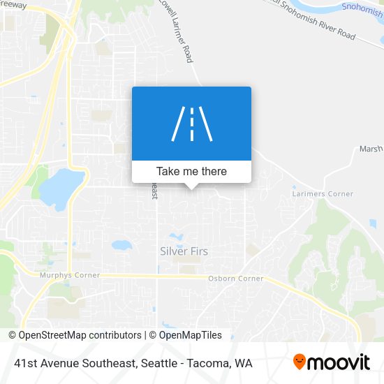 Mapa de 41st Avenue Southeast