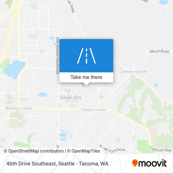 46th Drive Southeast map