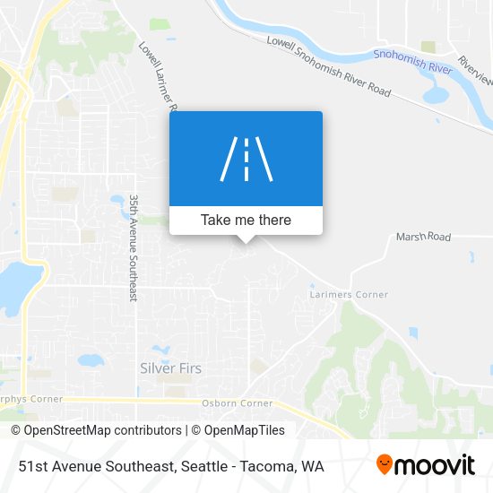Mapa de 51st Avenue Southeast
