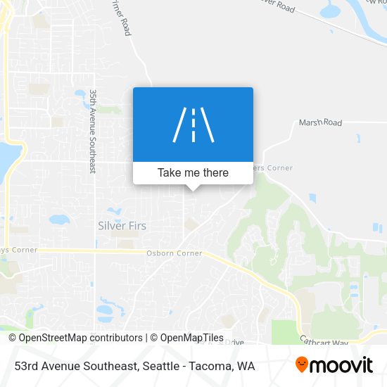 53rd Avenue Southeast map
