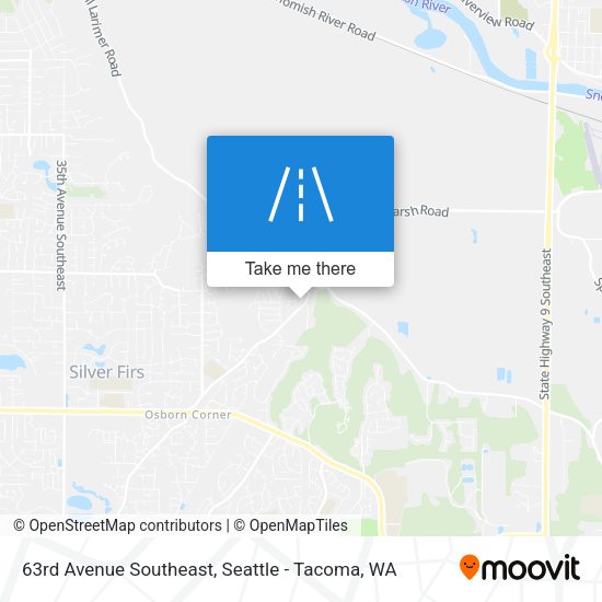 Mapa de 63rd Avenue Southeast