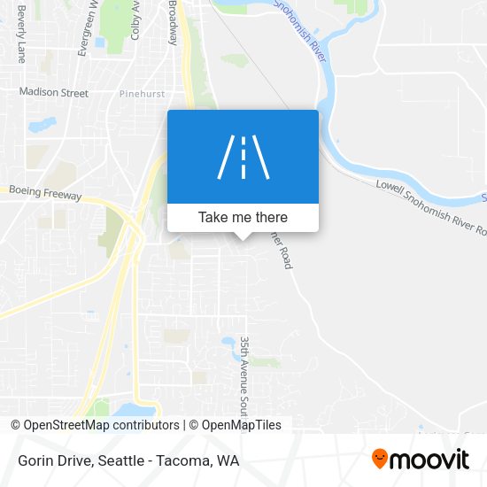 Gorin Drive map