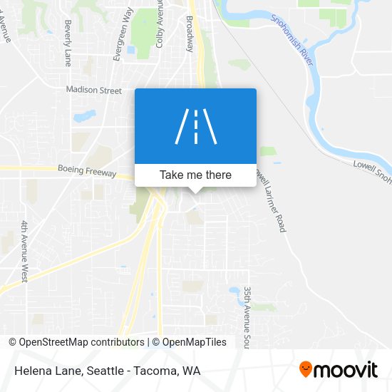 Helena Lane map