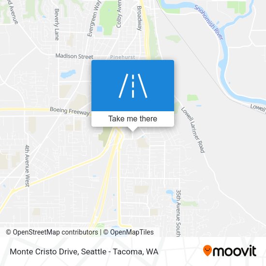 Mapa de Monte Cristo Drive