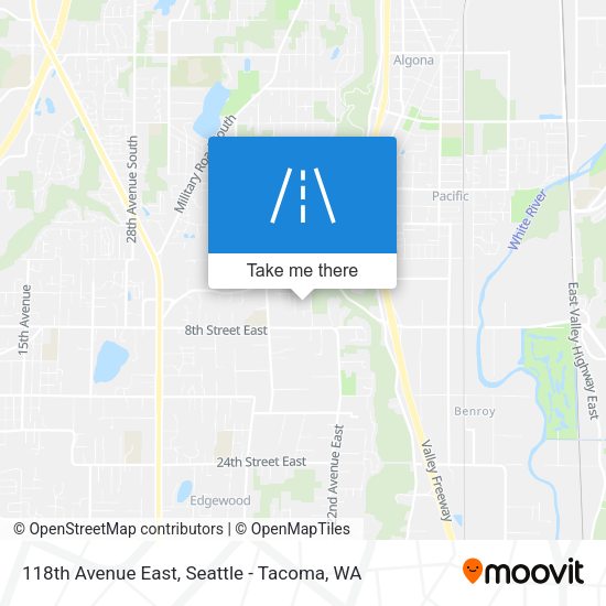 118th Avenue East map