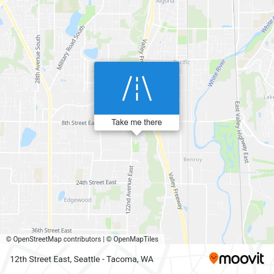 12th Street East map
