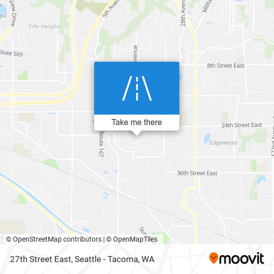27th Street East map