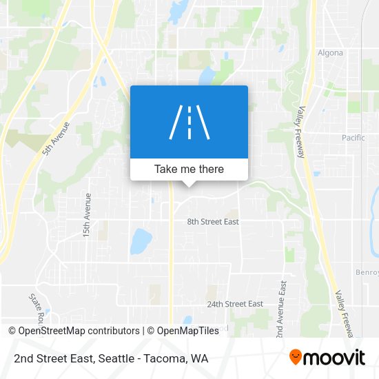 2nd Street East map