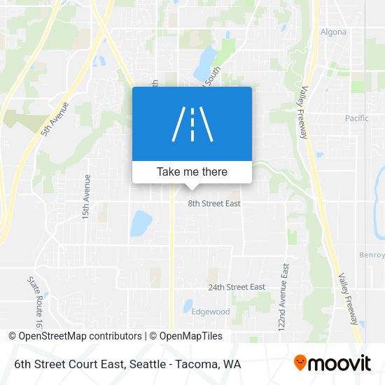 Mapa de 6th Street Court East