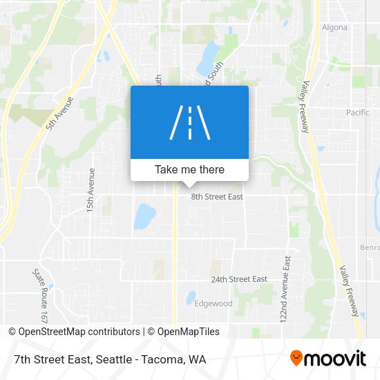 Mapa de 7th Street East