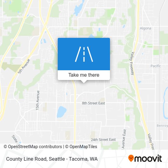 County Line Road map