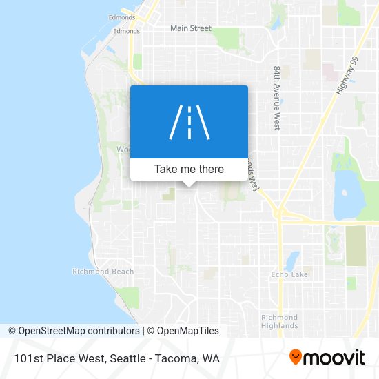Mapa de 101st Place West