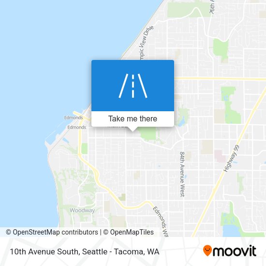 10th Avenue South map