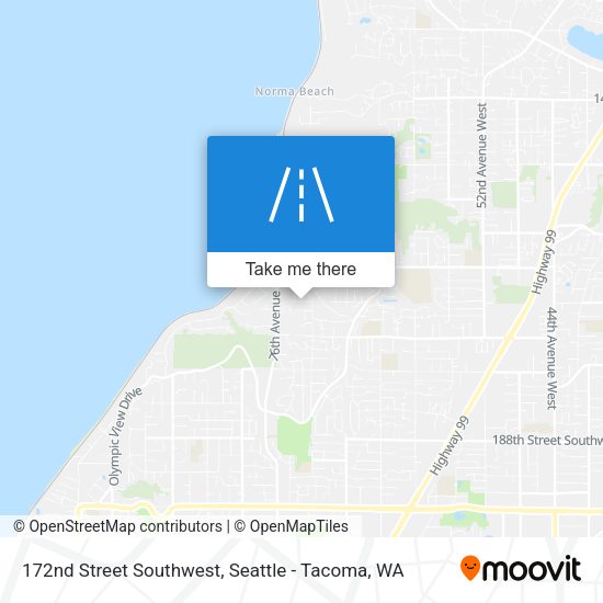 172nd Street Southwest map