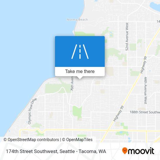 174th Street Southwest map