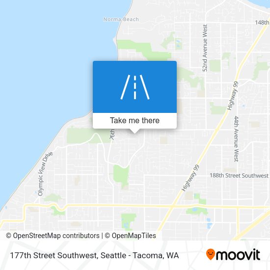 177th Street Southwest map