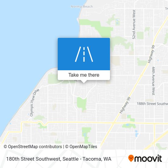 180th Street Southwest map