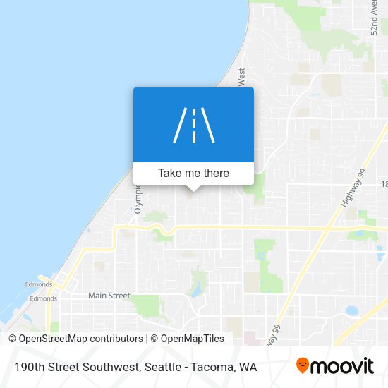 190th Street Southwest map