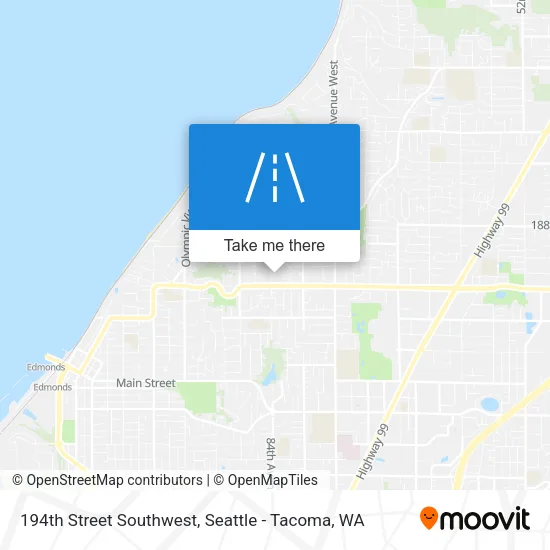 194th Street Southwest map