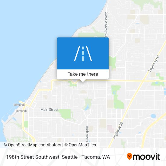Mapa de 198th Street Southwest
